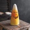 Ceramic Candy Corn Jack-O-Lantern