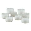 Stonebriar Unscented Long Burning Clear Cup Tealight Candles with 6-7 Hour Burn, 48 Pack, White